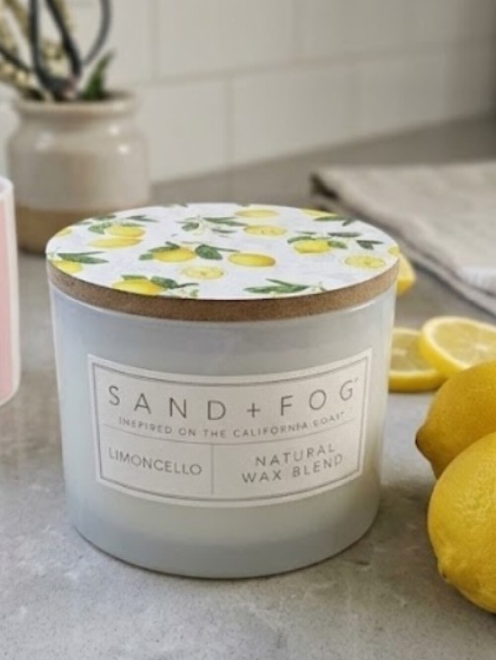 Sand + Fog Limoncello 2-Wick Candle ~ 12 oz